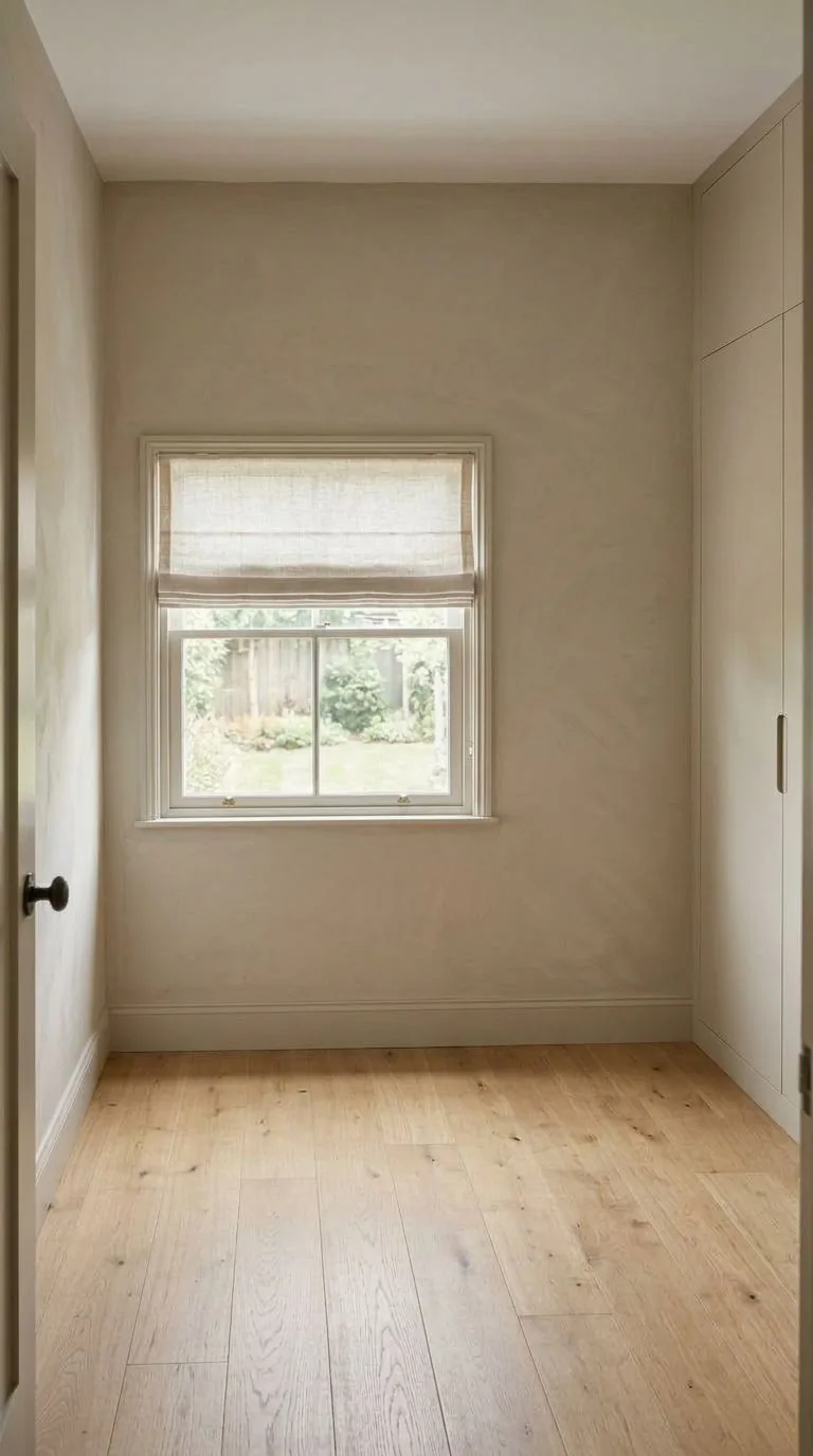 Spare bedroom → Home office — before