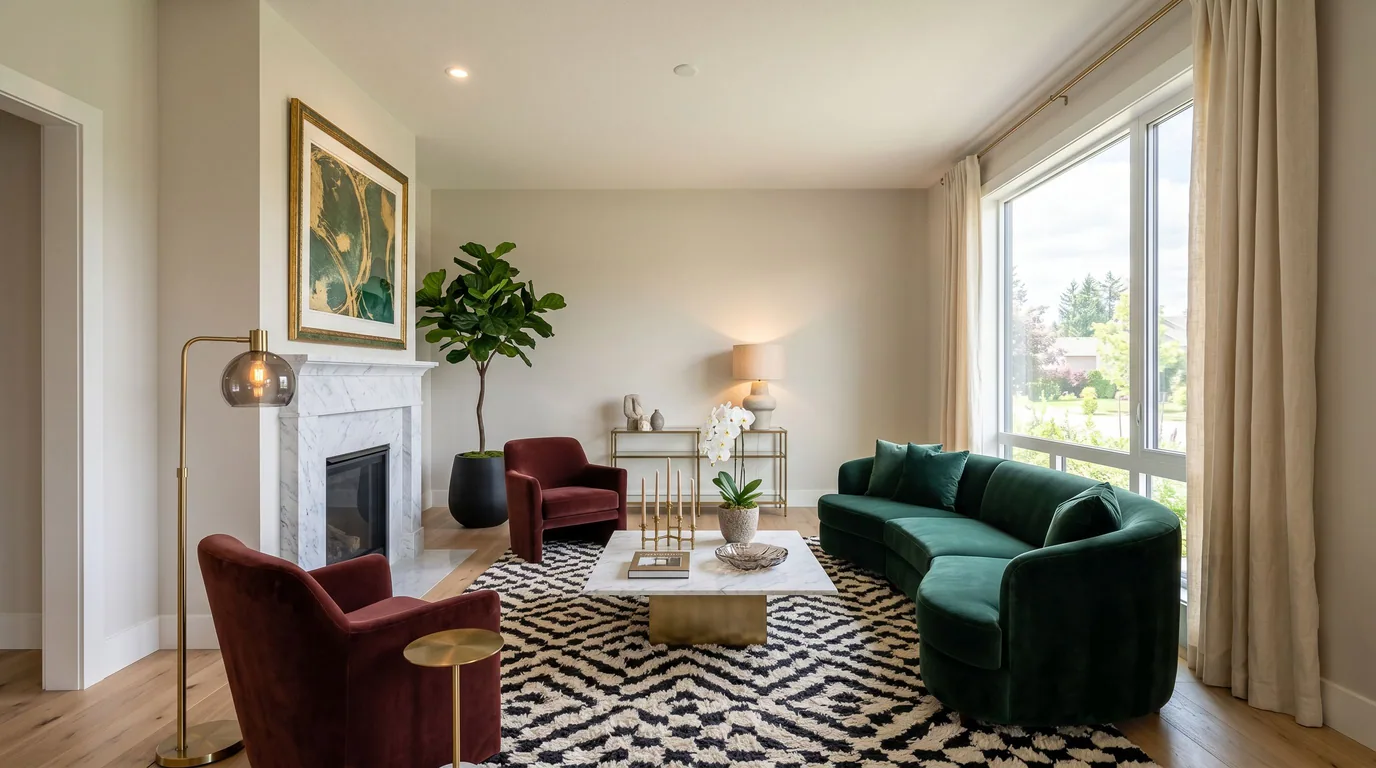 Modern luxury living room